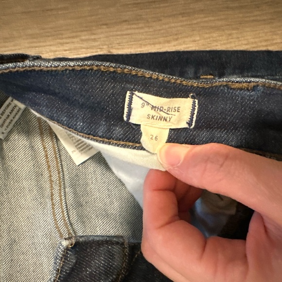 Madewell Dark Blue Skinny Jeans - Picture 4 of 4